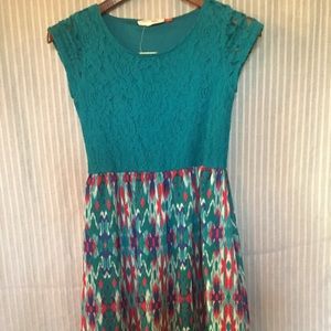 Red Camel Girls High-Low Dress